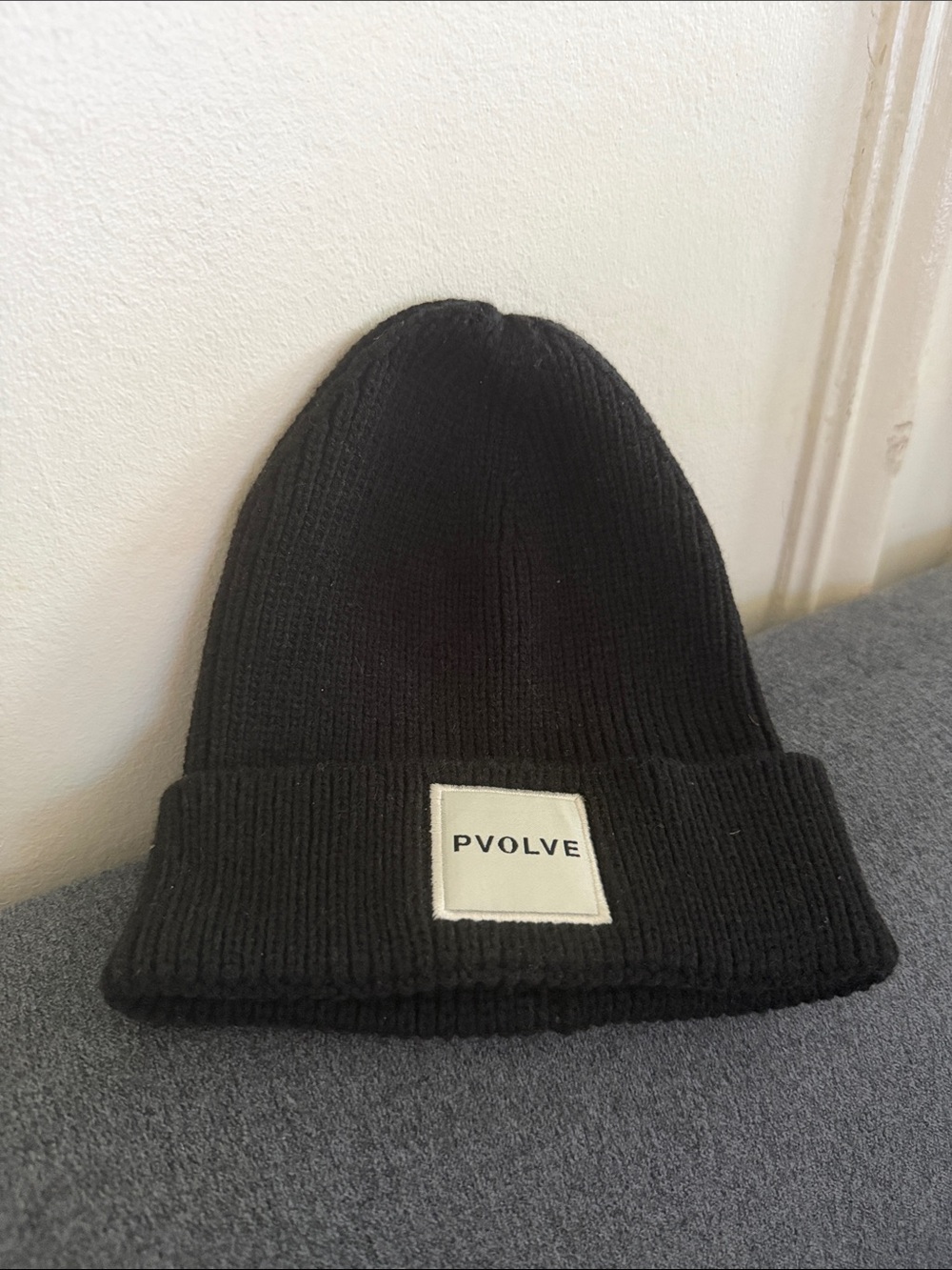 PVOLVE Black Knit Beanie